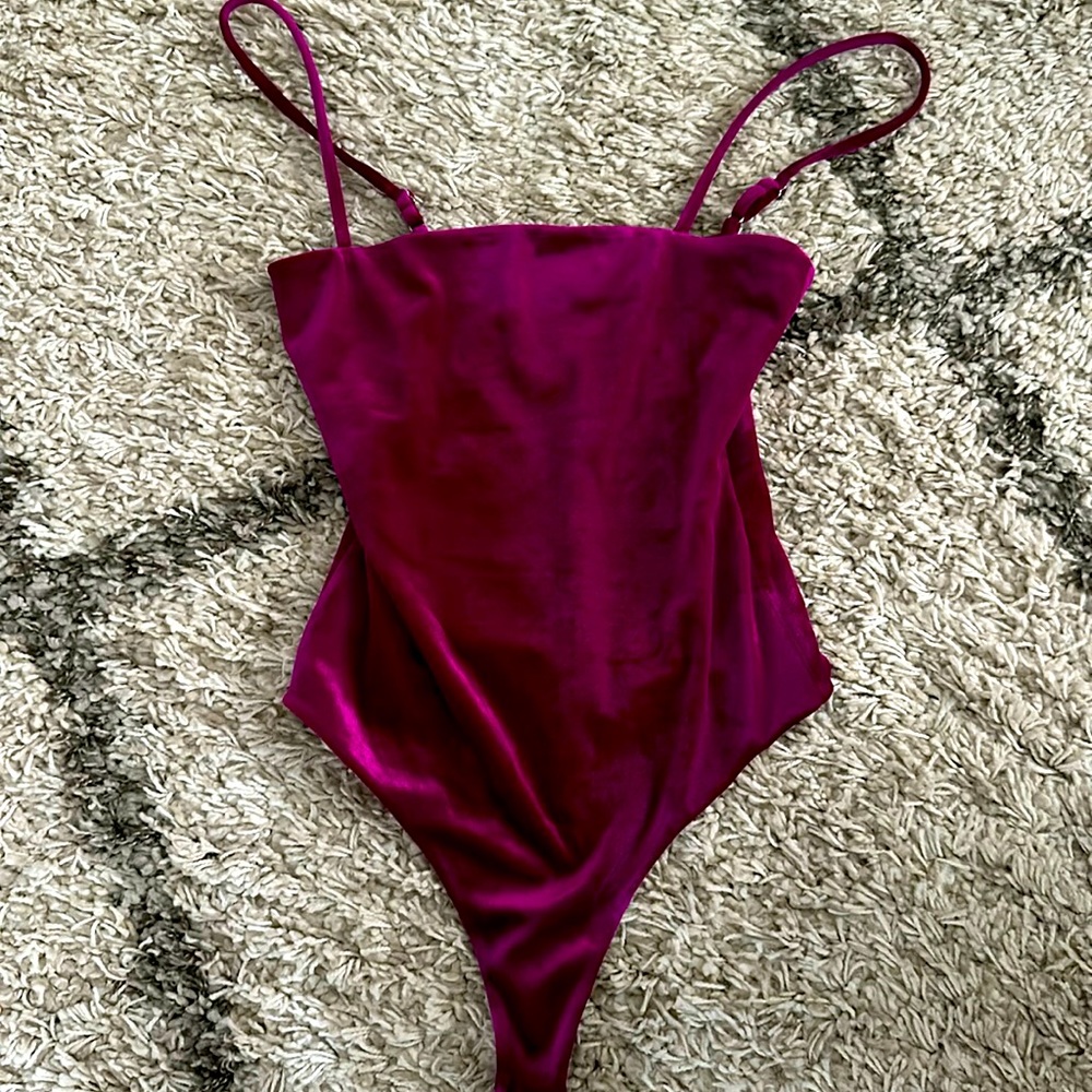 Velour Bodysuit